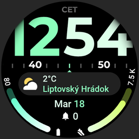 TimeFlow Watch Face screenshot