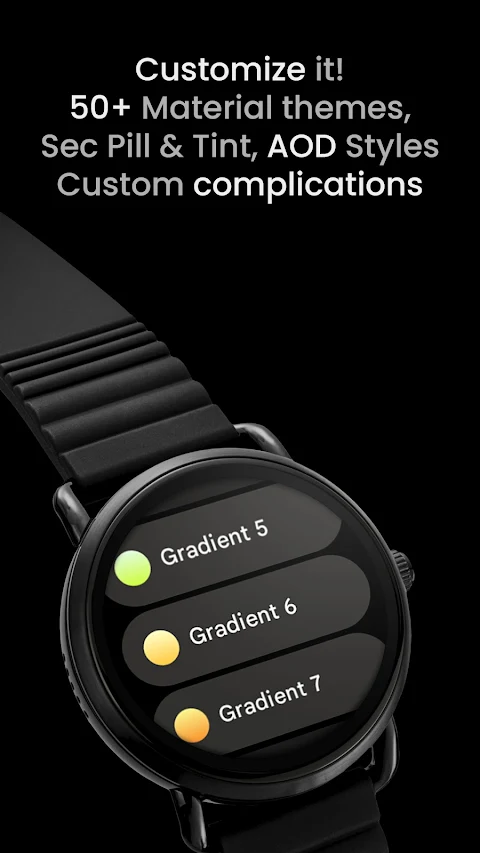 TimeFlow Watch Face screenshot