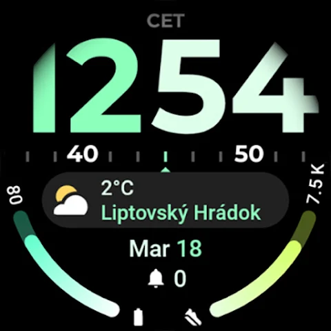 TimeFlow Watch Face screenshot