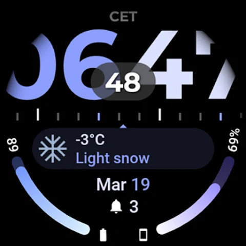 TimeFlow Watch Face screenshot