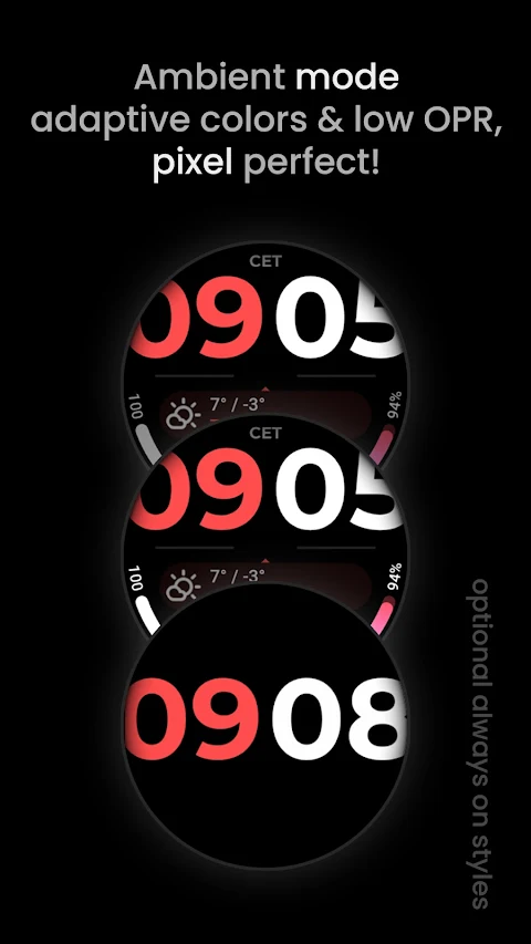 TimeFlow Watch Face screenshot