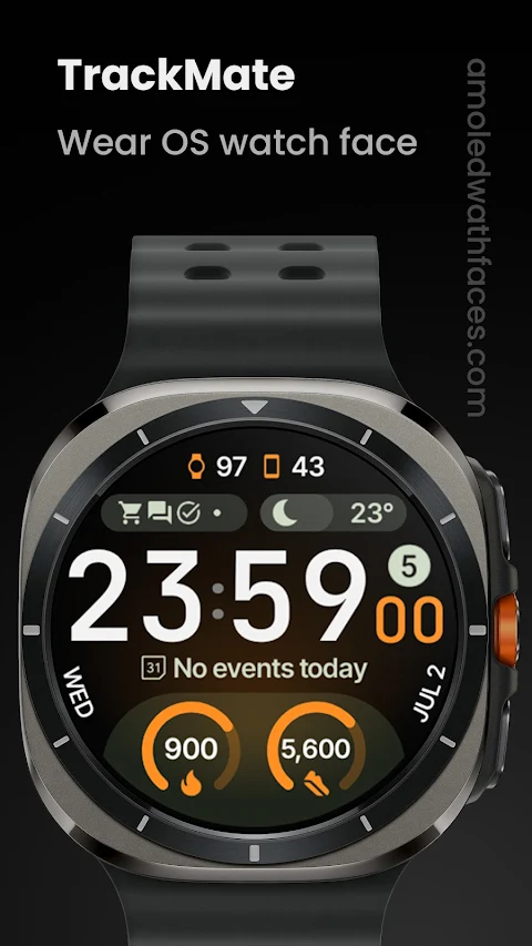 TrackMate Watch Face screenshot
