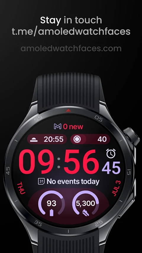 TrackMate Watch Face screenshot