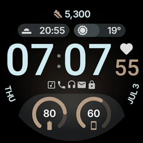 TrackMate Watch Face screenshot