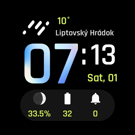 Weather Digital Watch Face screenshot