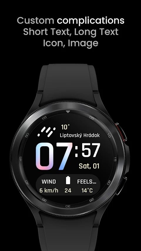 Weather Digital Watch Face screenshot