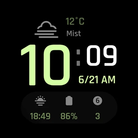 Weather Digital Watch Face screenshot