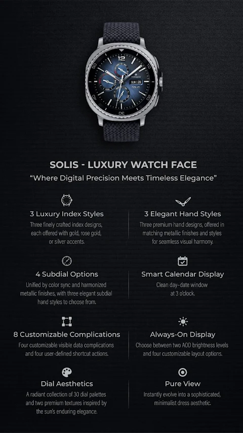 Solis Luxury Watch Face screenshot