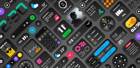 DarkGlass Widgets screenshot