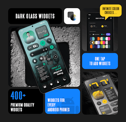 DarkGlass Widgets screenshot