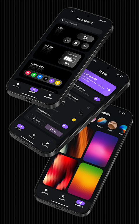 Glass Widgets screenshot