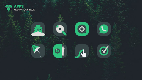Klepon: Dark Icon Pack screenshot
