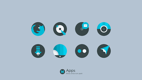 Timus Spin: Dark Icon Pack screenshot