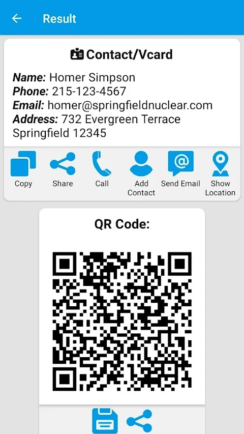 QR Code Generator & Scanner screenshot