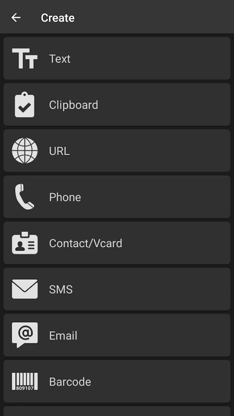 QR Code Generator & Scanner screenshot