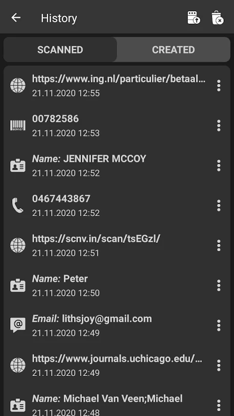 QR Code Generator & Scanner screenshot