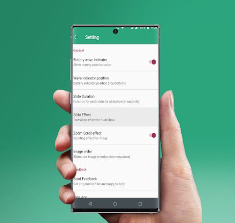 Photos Charging Slideshow screenshot