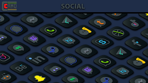 Camo Dark Icon Pack screenshot