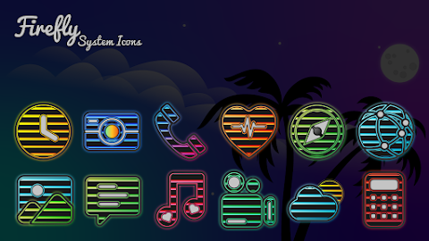 Firefly Neon Icon Pack screenshot