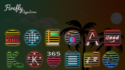 Firefly Neon Icon Pack screenshot