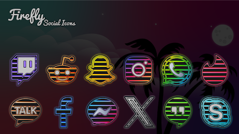 Firefly Neon Icon Pack screenshot