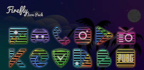 Firefly Neon Icon Pack screenshot