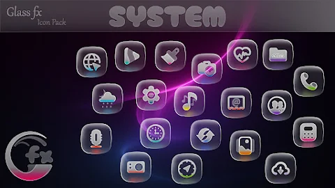 GlassFX – Glass Icon Pack screenshot