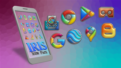 Iris Light – 3D App Icons screenshot