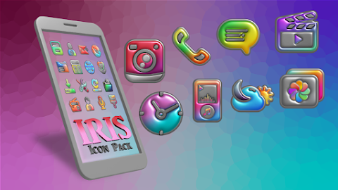 Iris Light – 3D App Icons screenshot