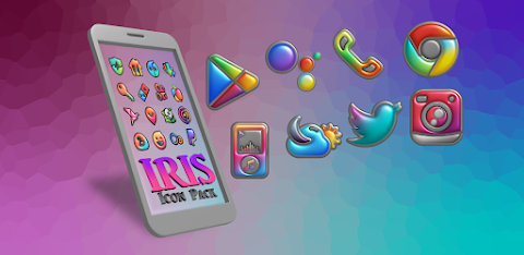 Iris Light – 3D App Icons screenshot