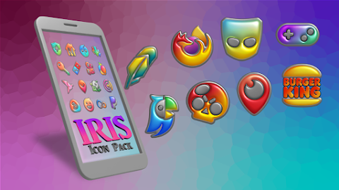 Iris Light – 3D App Icons screenshot