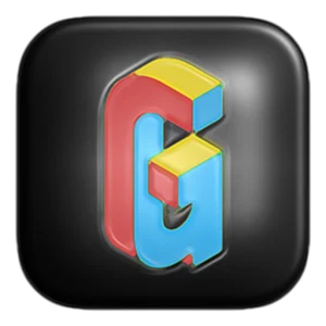 Glossy Dark 3D – Icon Pack