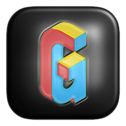 Glossy Dark 3D – Icon Pack screenshot