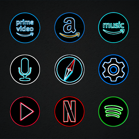 Pixly Dark – Icon Pack screenshot