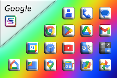 The Square 3D – Icon Pack screenshot