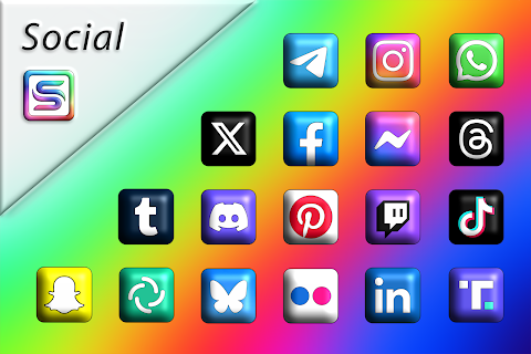 The Square 3D – Icon Pack screenshot