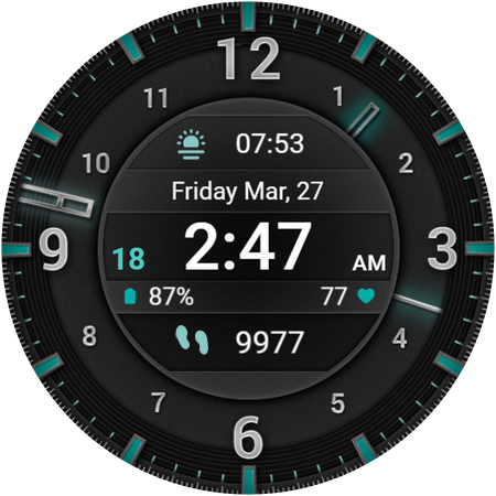 Galaxy Glow Watch Face 2026 screenshot