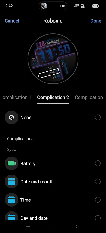 Roboxic Watch Face 2026 screenshot