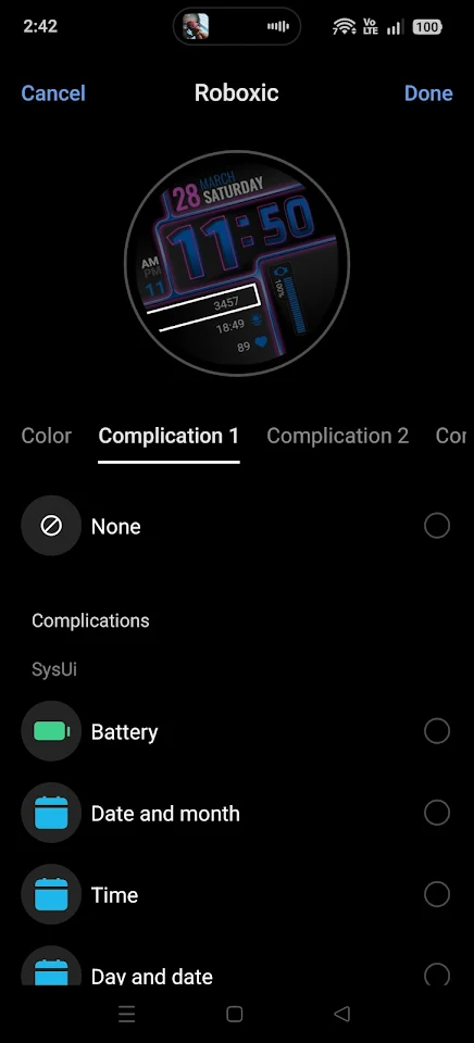 Roboxic Watch Face 2026 screenshot