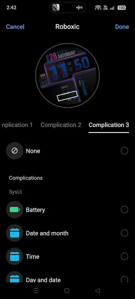 Roboxic Watch Face 2026 screenshot