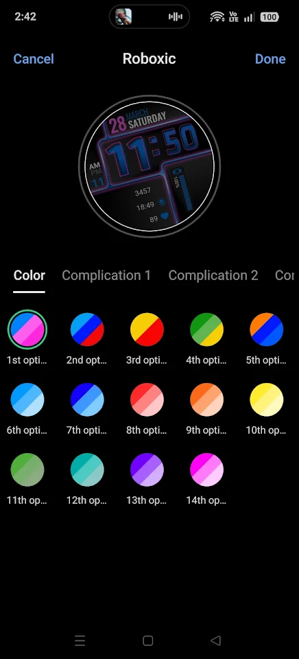 Roboxic Watch Face 2026 screenshot