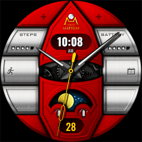 DM166 Luxury Gyro Watch Face screenshot