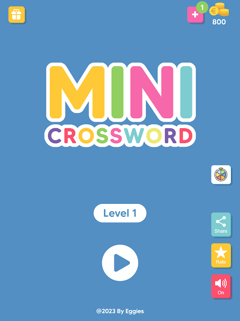 Mini Crossword – Word Fun! screenshot