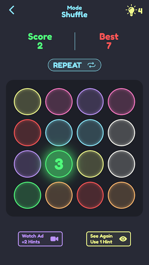 Bulbs – A game of lights screenshot