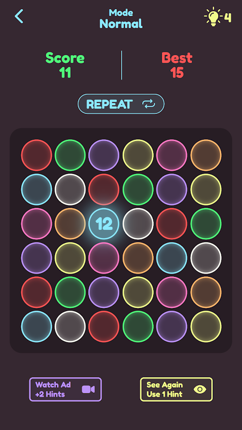 Bulbs – A game of lights screenshot