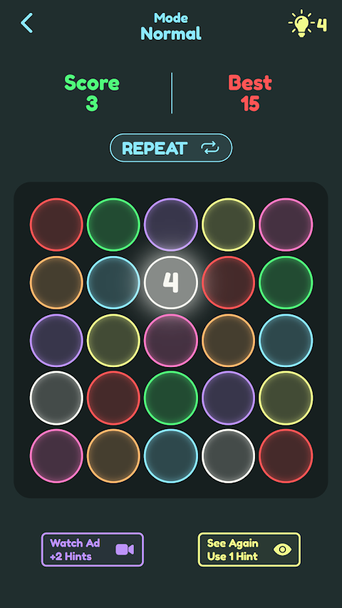 Bulbs – A game of lights screenshot