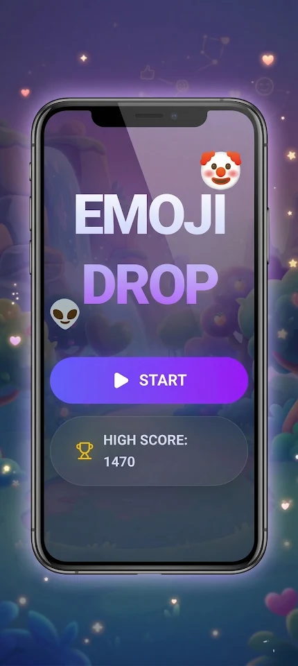 Emoji Drop: Merge Puzzle screenshot