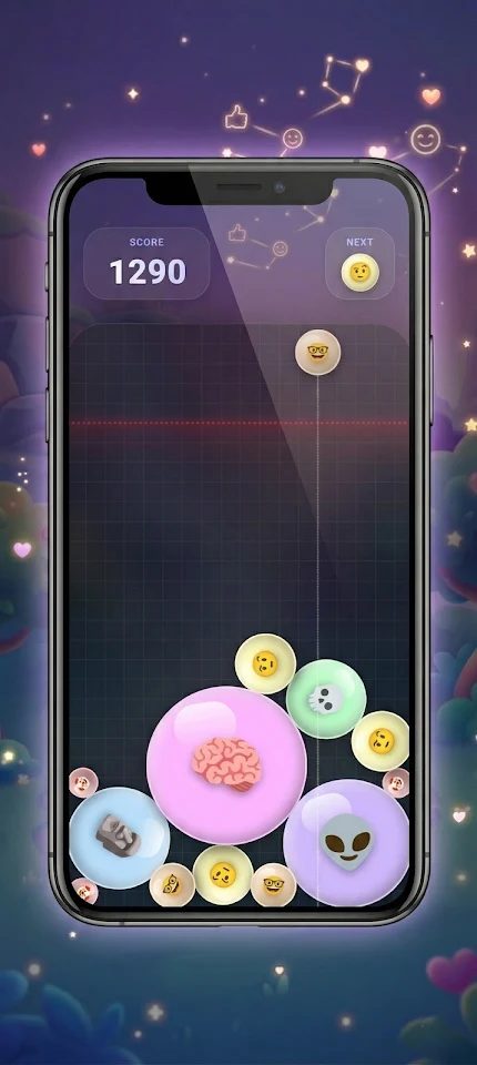 Emoji Drop: Merge Puzzle screenshot