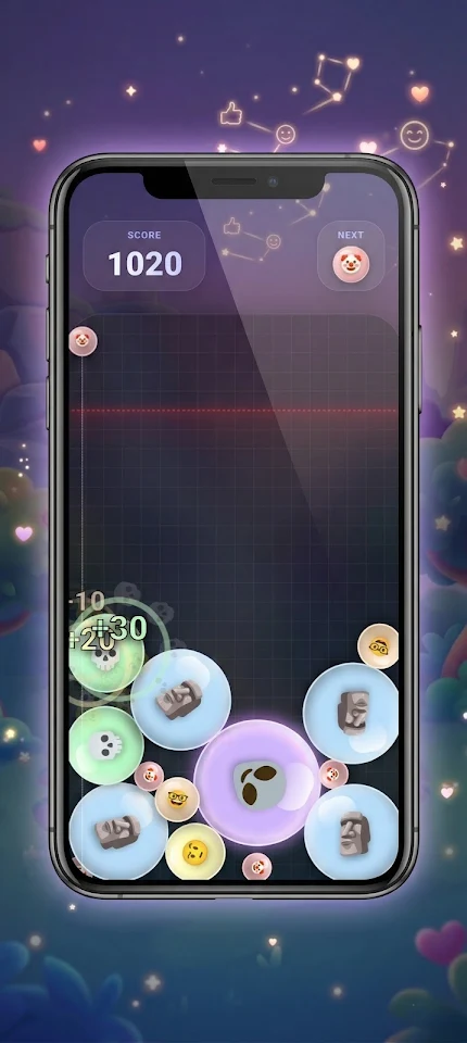 Emoji Drop: Merge Puzzle screenshot