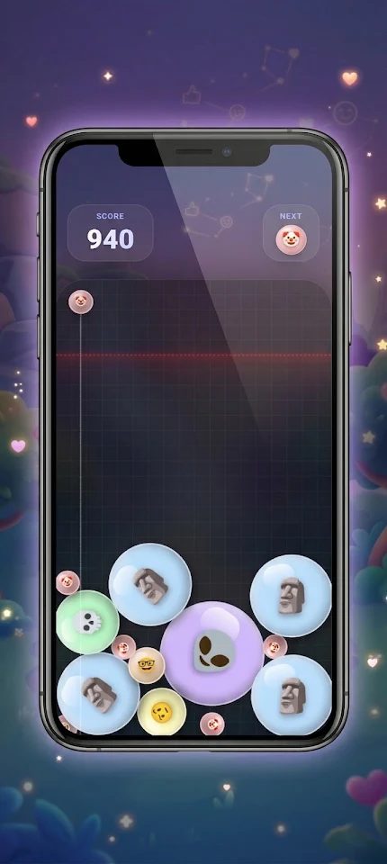 Emoji Drop: Merge Puzzle screenshot
